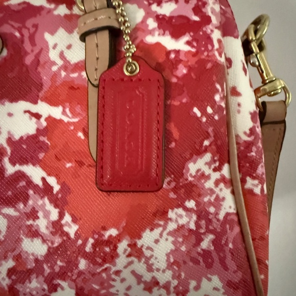 Coach Mini Bennett Peyton Multi-Color Satchel Top Handle Bag - Picture 5 of 11